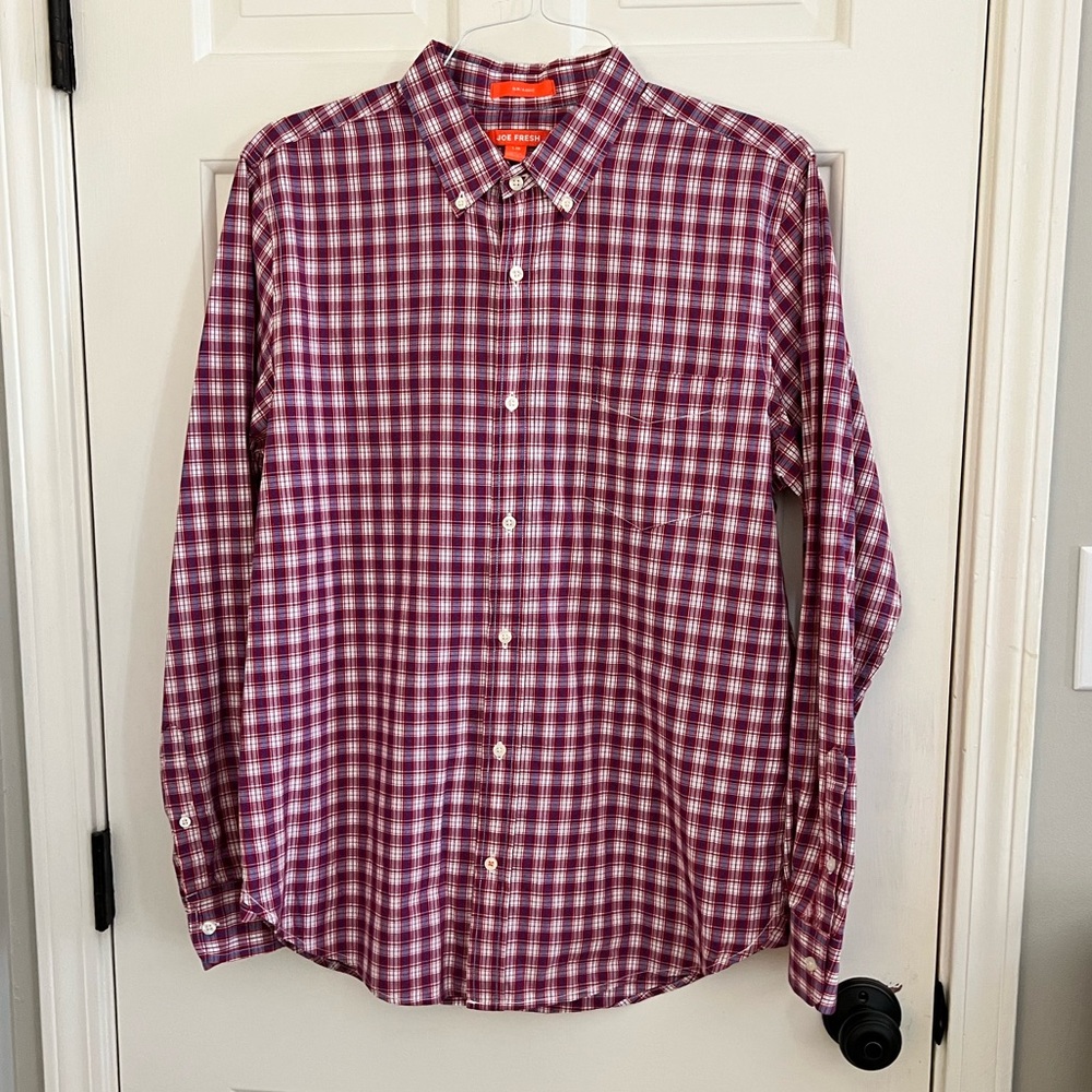 Joe Fresh Men’s button down dress shirt size Large slim fit